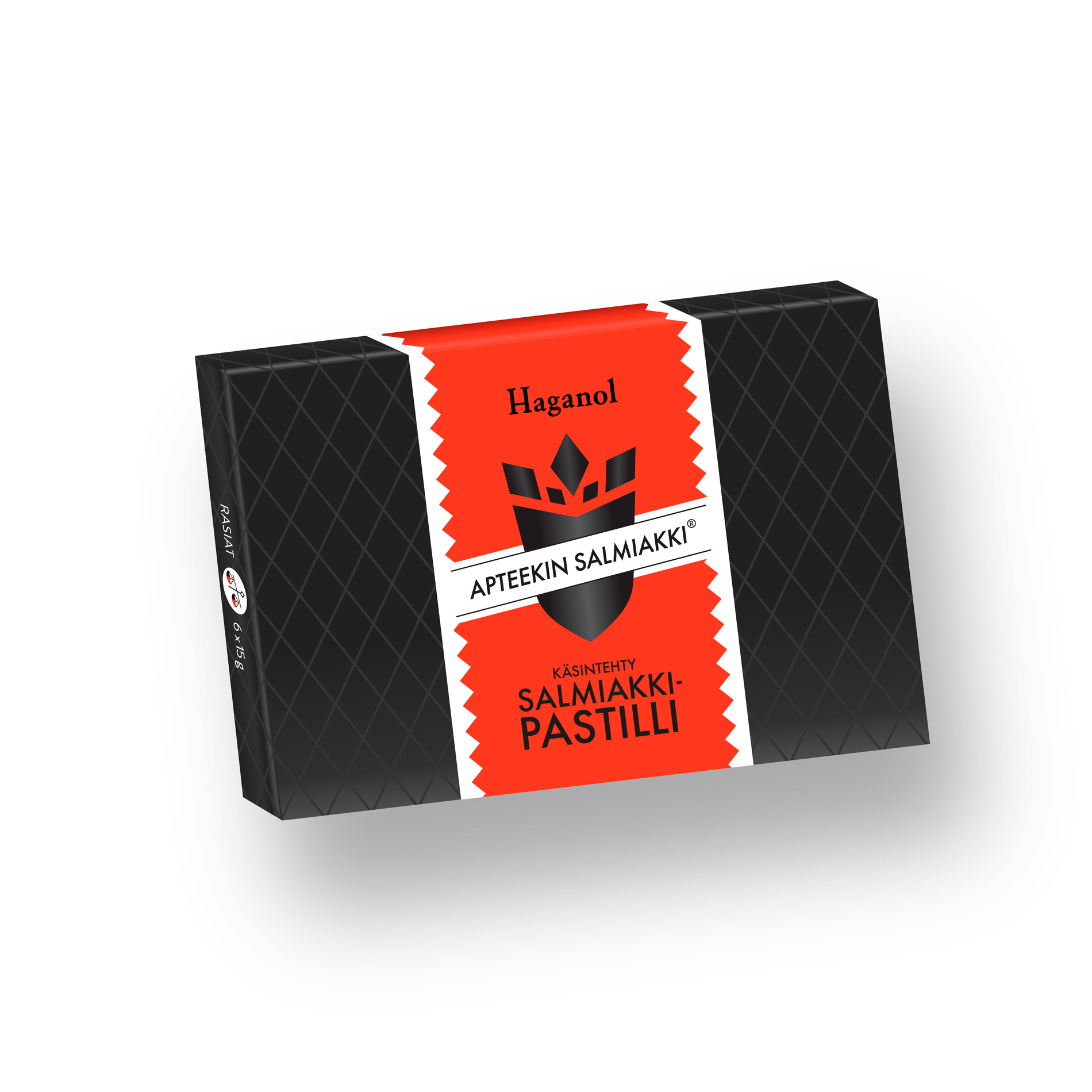 Apteekin Salmiakki pastilleja 6 kpl